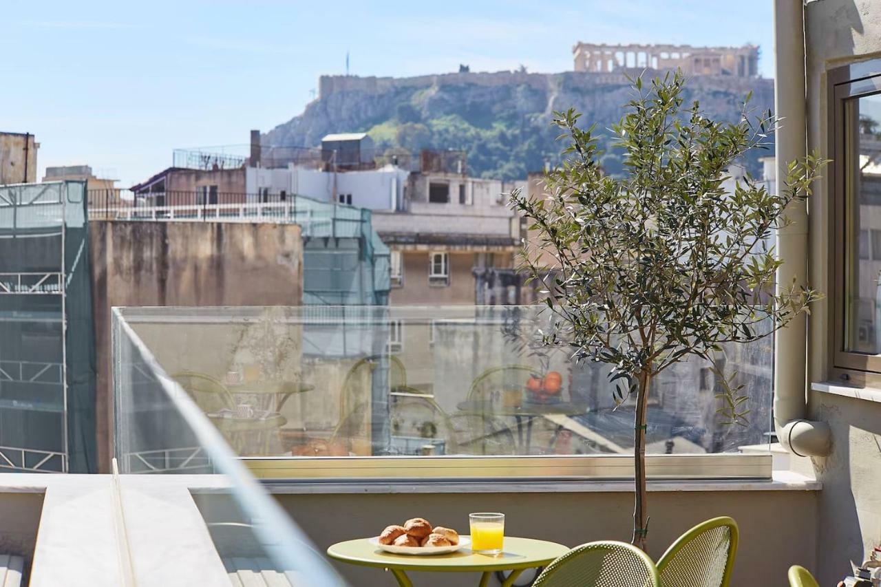 Old Athens Style 1Bdr With Acropolis View Rooftop! Eksteriør bilde