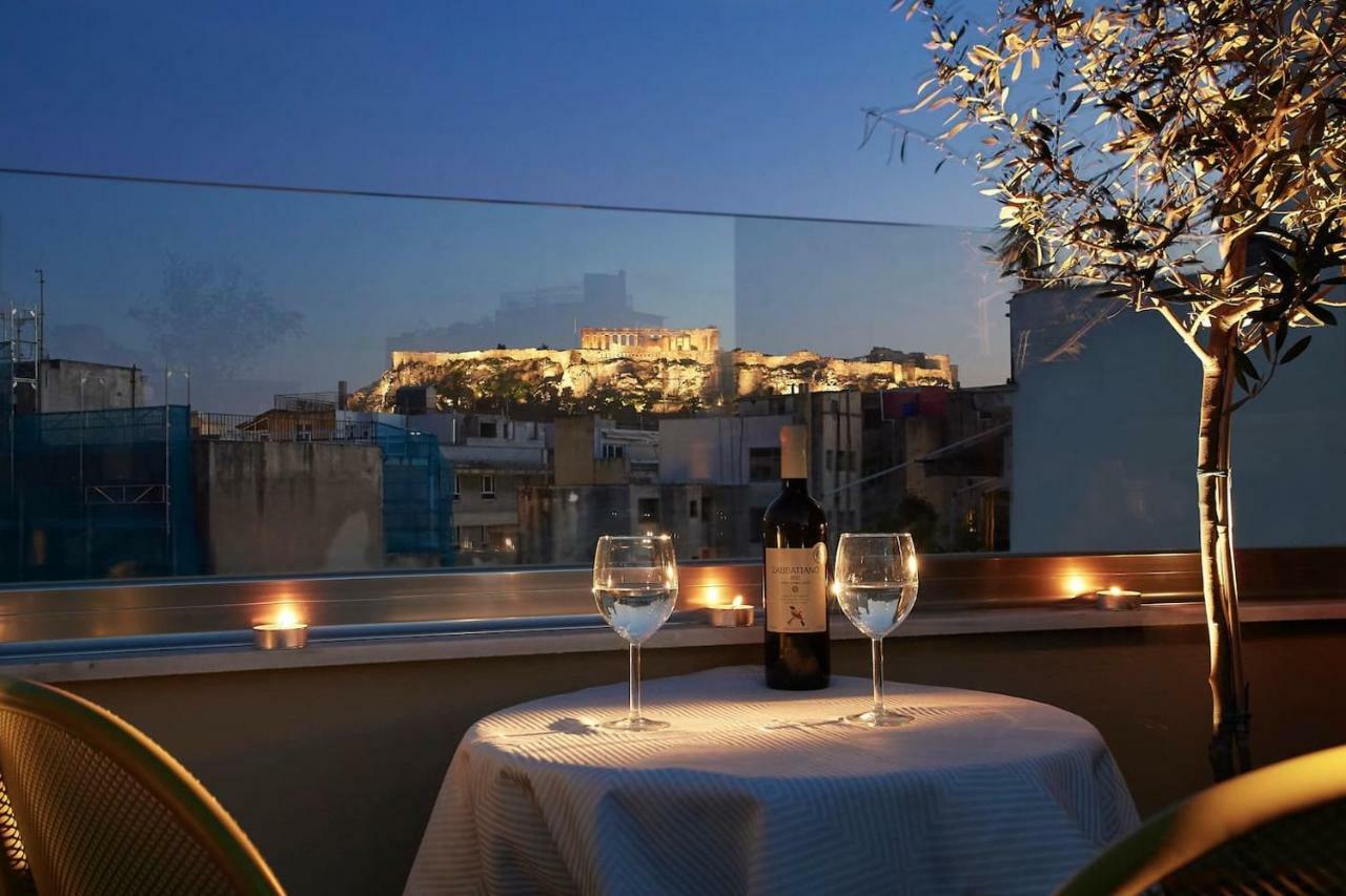 Old Athens Style 1Bdr With Acropolis View Rooftop! Eksteriør bilde