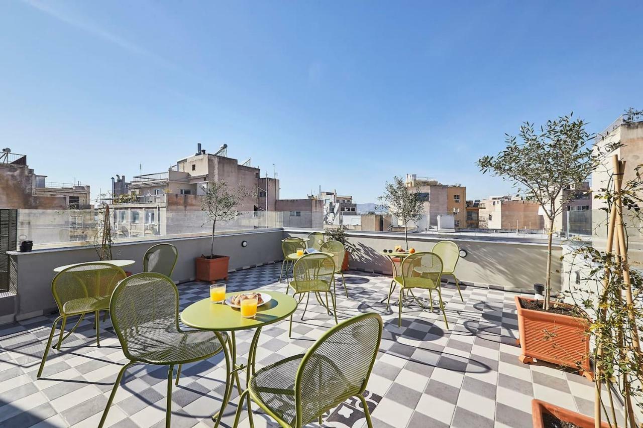 Old Athens Style 1Bdr With Acropolis View Rooftop! Eksteriør bilde